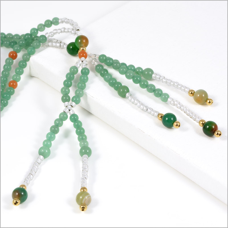 Nichiren Buddhist Prayer Beads SGI Juzu by Lotus Lion Design