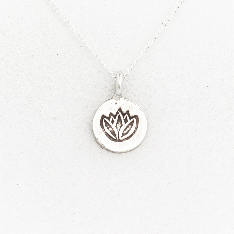 Buddhist Lotus Flower Necklaces by Lotus Lion Design